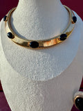 Collana luce mediterranea Agata nera