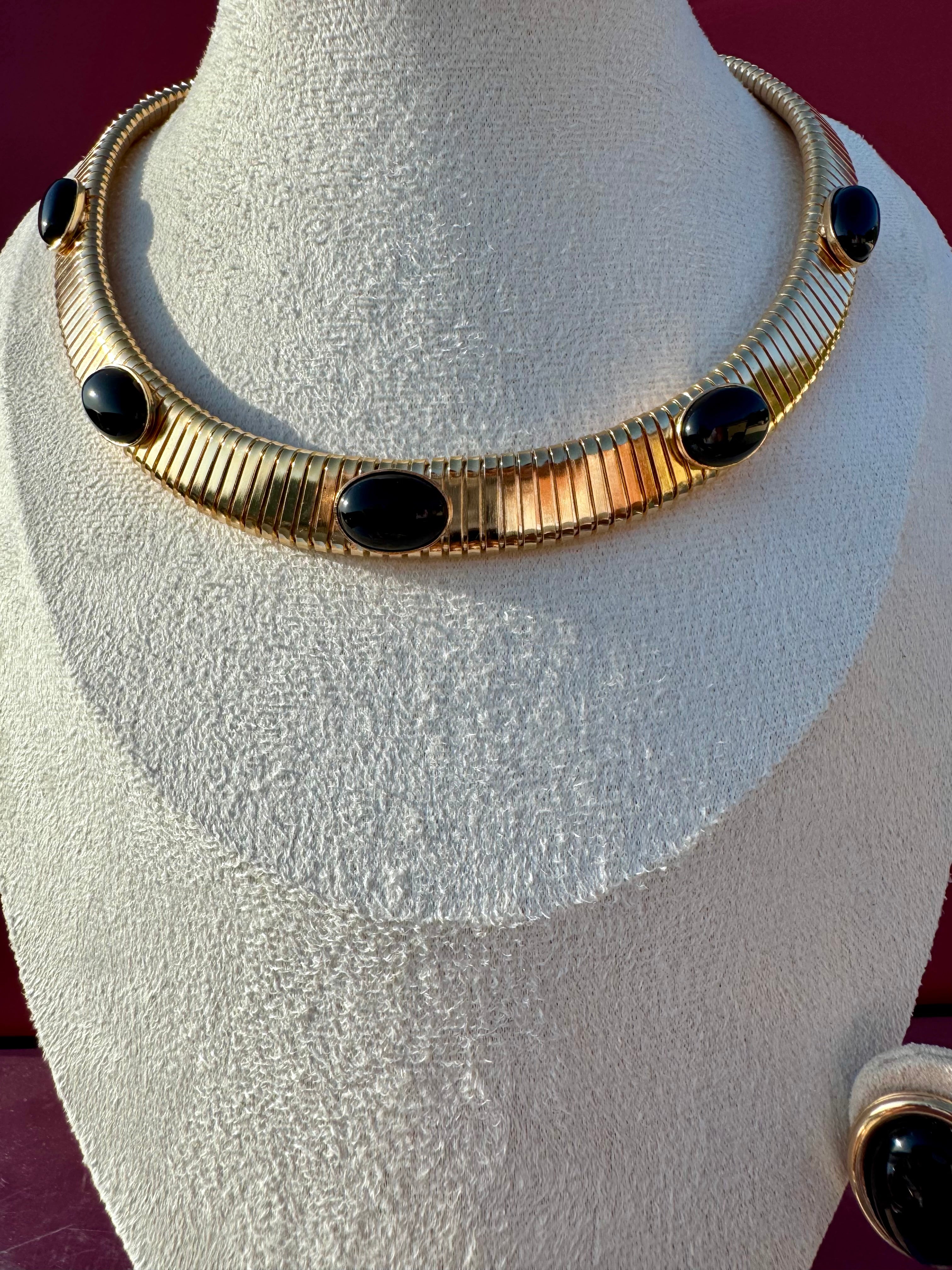 Collana luce mediterranea Agata nera