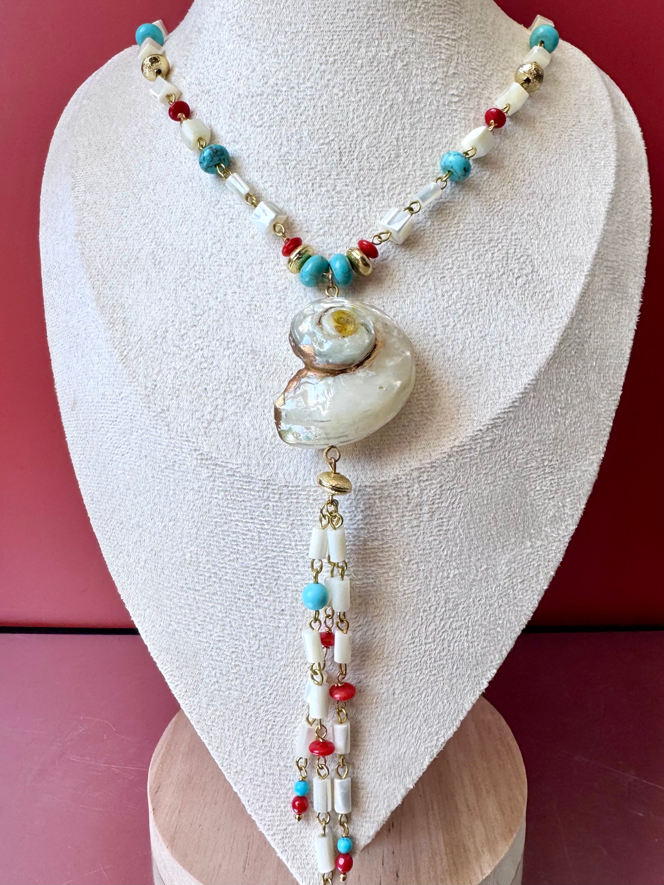 Collana conchiglia naturale