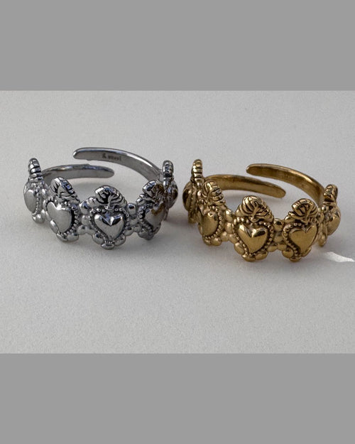 Anello cuore sacro