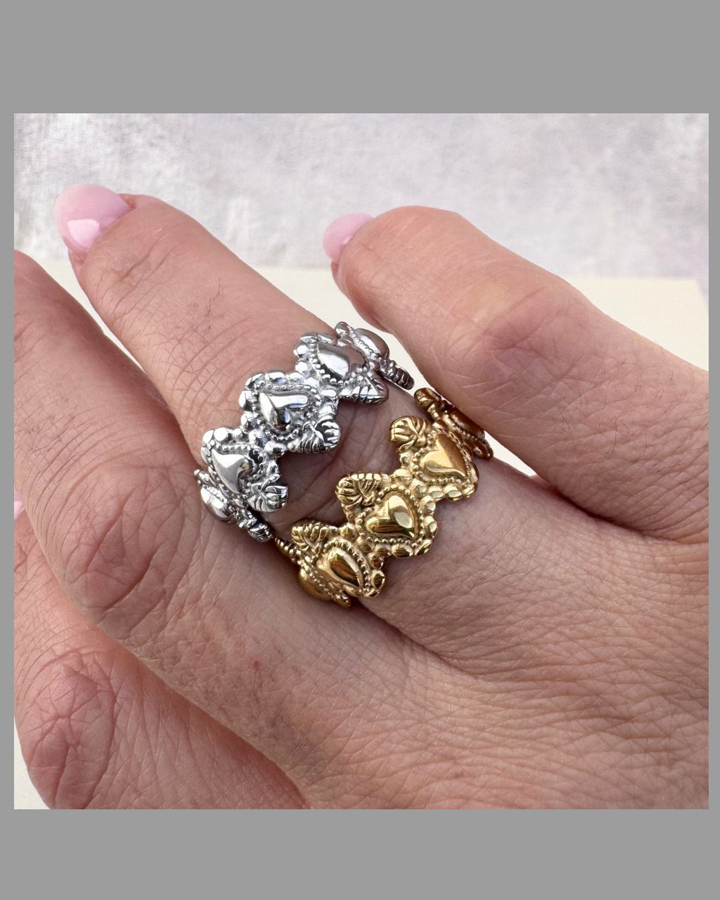 Anello cuore sacro