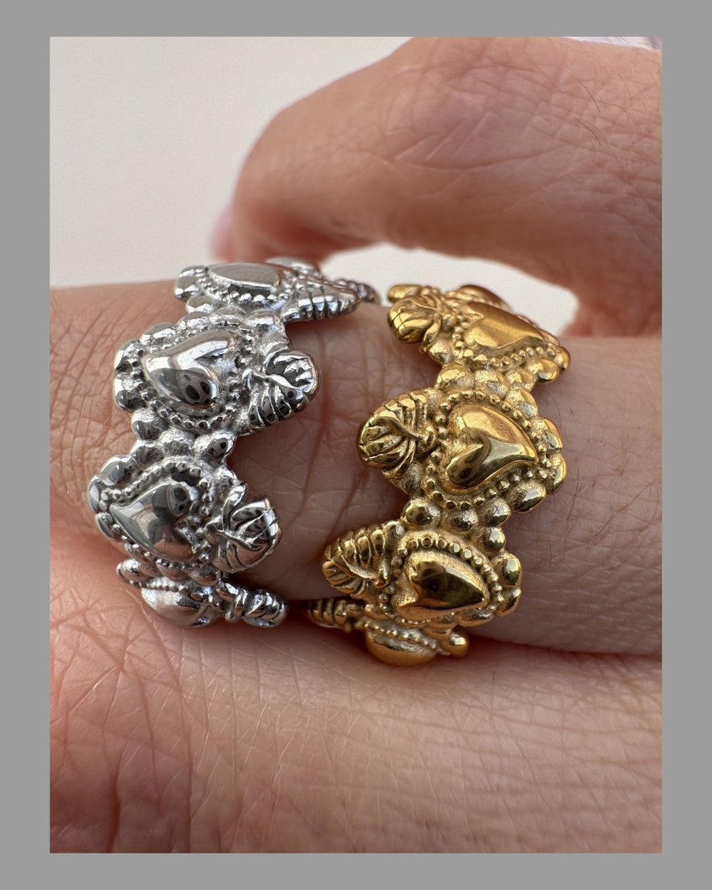 Anello cuore sacro