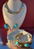 Collana luce meditteranea in pasta di turchese