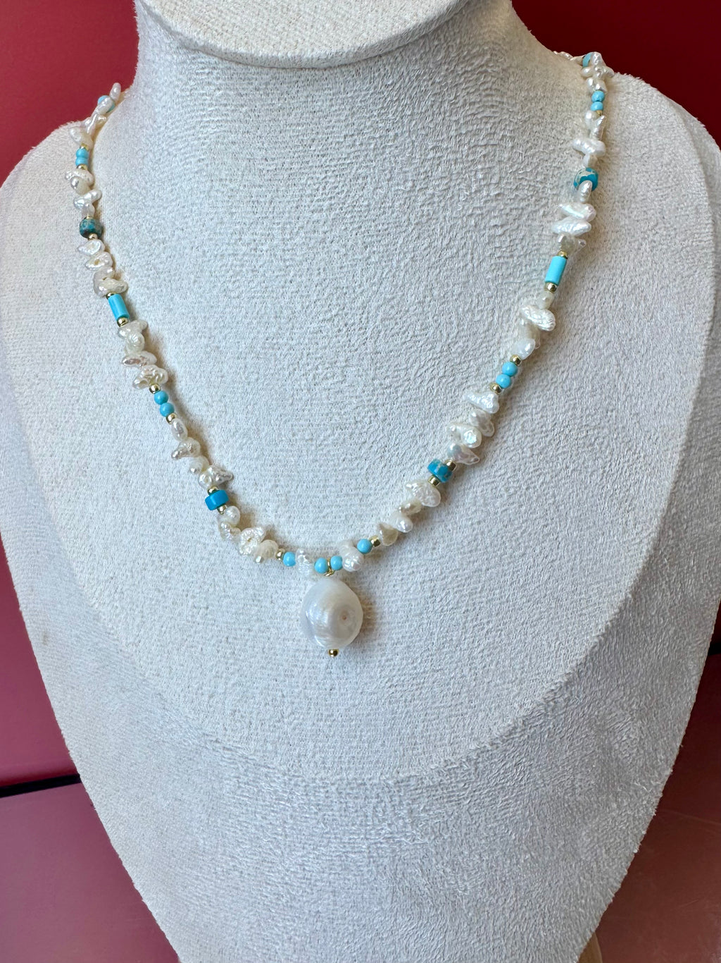 Collana con perla barocca